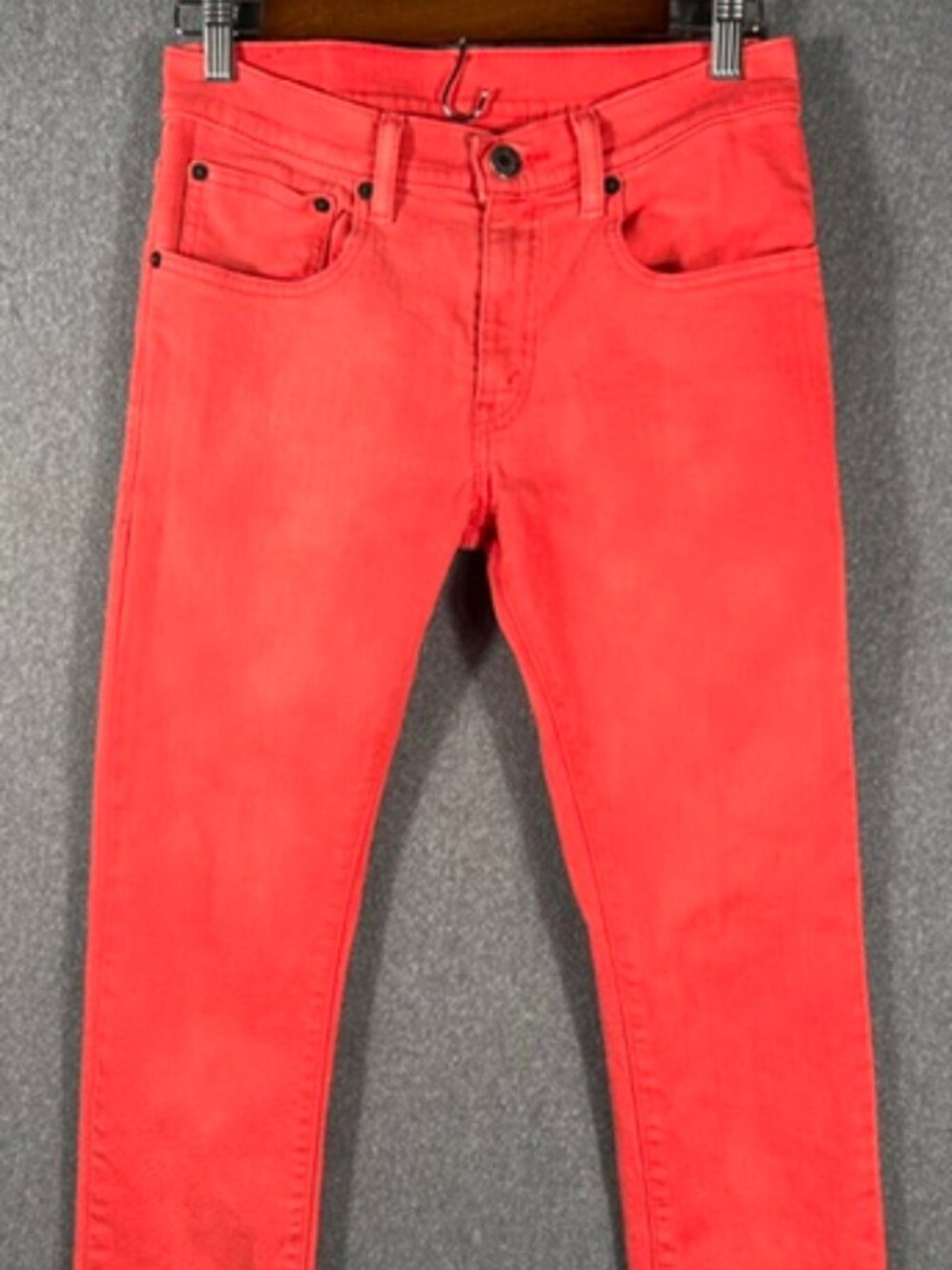 Levis 510 Super Skinny Jeans Youth Sz 16 Regular Faded Red Sz 28x28